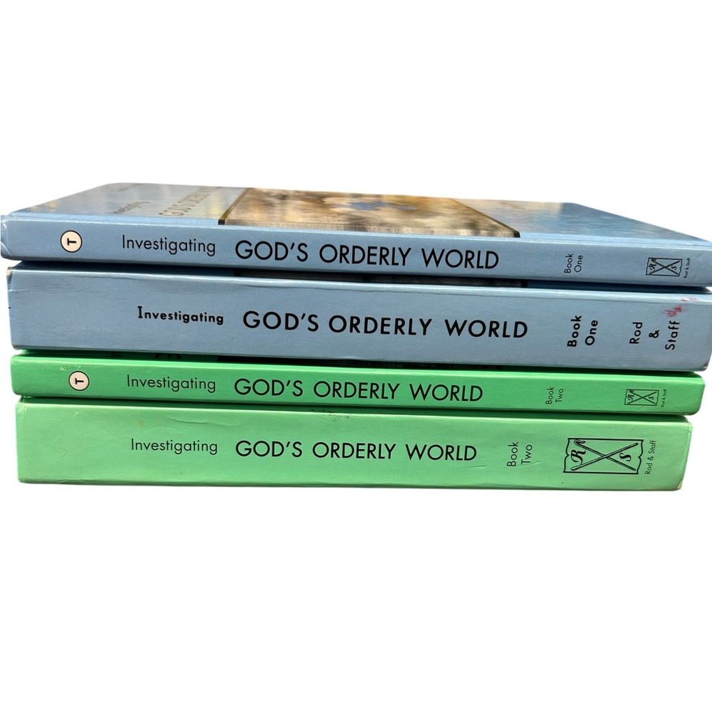 Rod & Staff Investigating God's Orderly World Books 1 & 2 Student Teacher Set